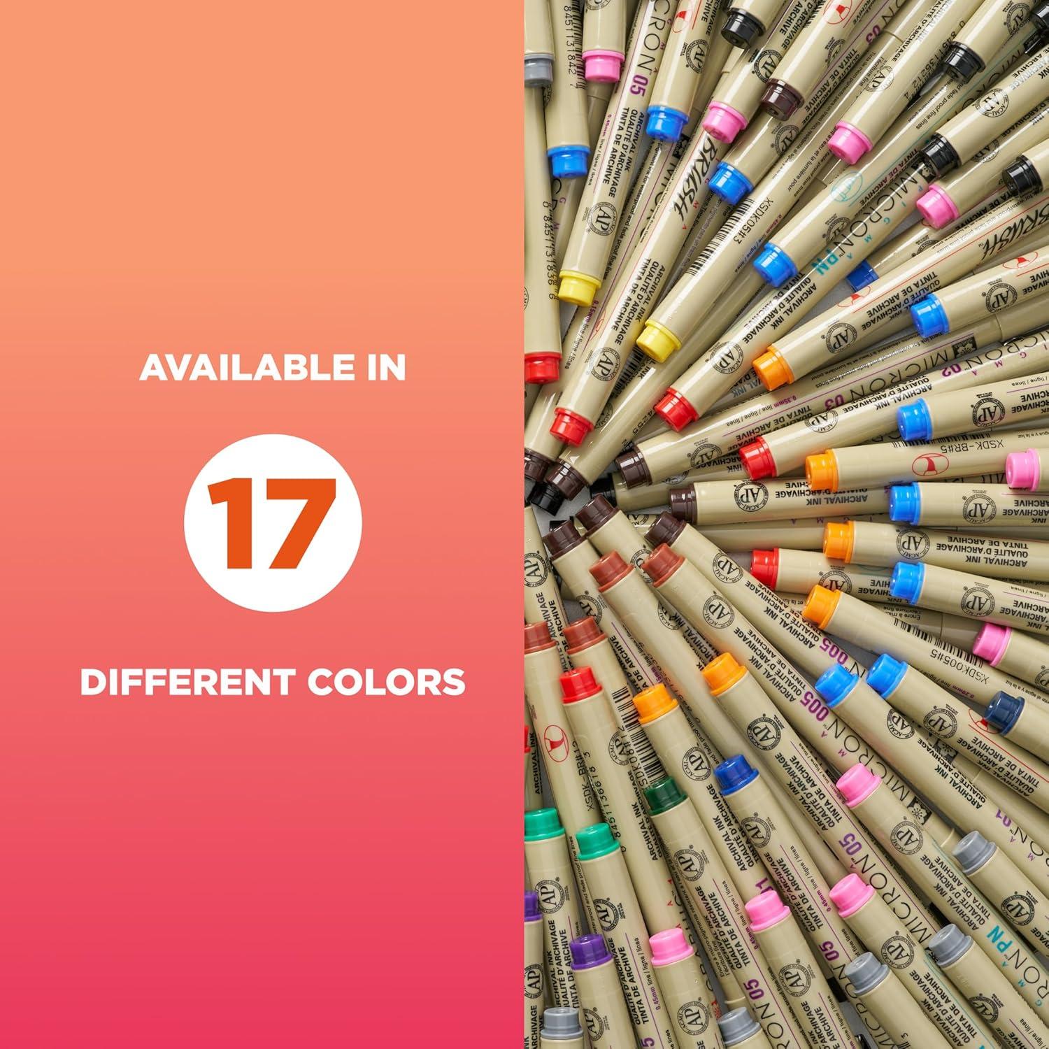 SAKURA Pigma Micron Color Sets, Assorted, 73 Pack