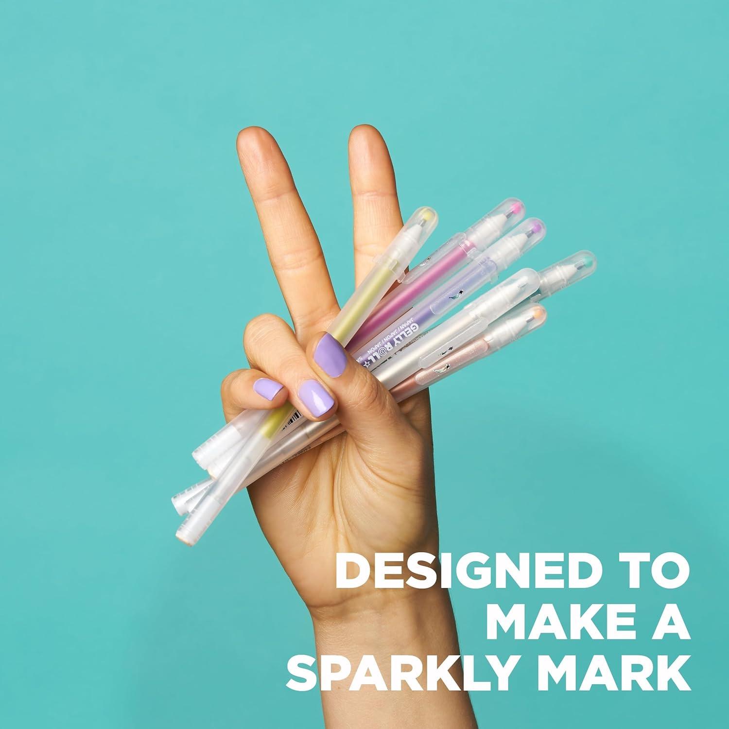 SAKURA 37903 6-Piece Gelly Roll Assorted Colors Stardust Galaxy Pen Set(16 Stardust Pens)