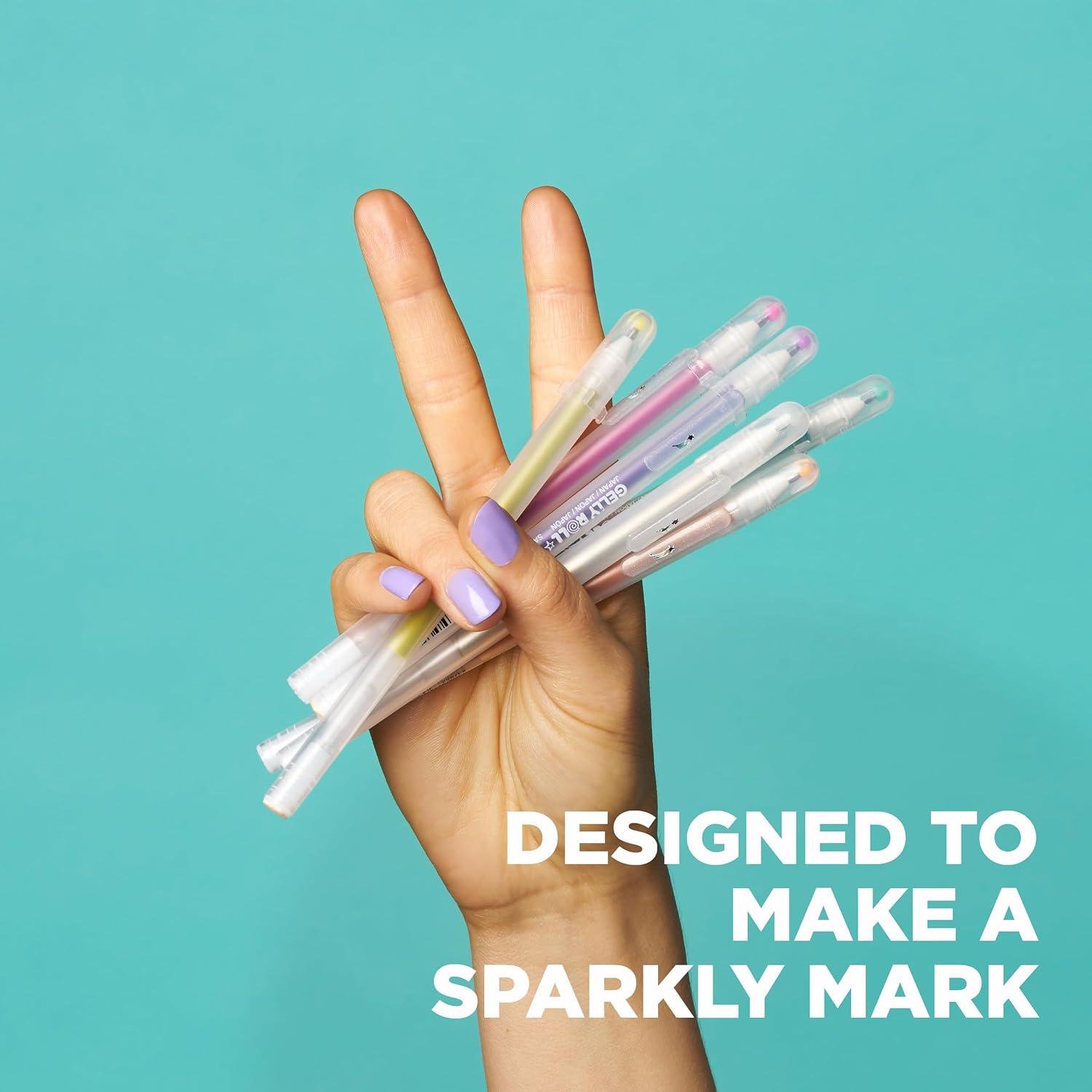 SAKURA 37903 6-Piece Gelly Roll Assorted Colors Stardust Galaxy Pen Set(6 Galaxy Pens)