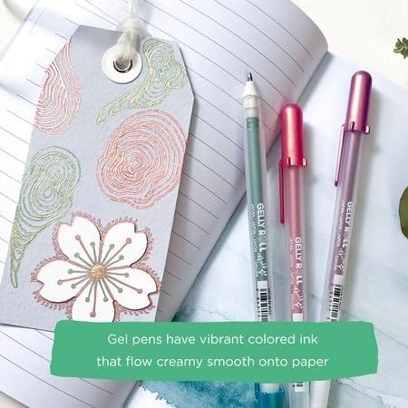 SAKURA Gelly Roll Moods Five Giftable 3 Pk Sets: Calm, Love, Gratitude, Inspire & Mindful, 15 Gel Pens