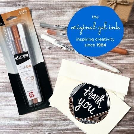 SAKURA Gelly Roll Moods Five Giftable 3 Pk Sets: Calm, Love, Gratitude, Inspire & Mindful, 15 Gel Pens