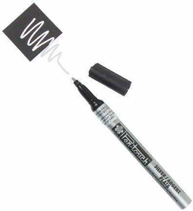 SAKURA 42392 7-Piece Fine Pentouch Paint Marker, 1.0mm, Yellow, Red, Purple, Green, Blue, White and Black(1 Count (Pack of 1))