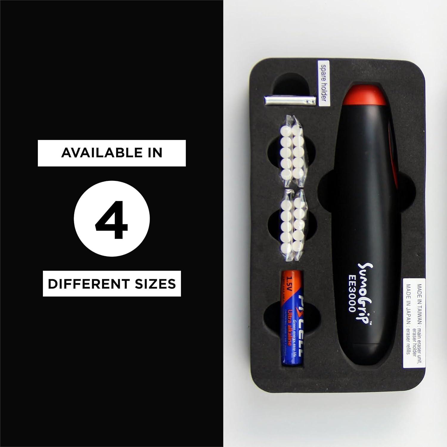Sakura EE-3000 SumoGrip Electric Eraser Kit, Cordless, Black