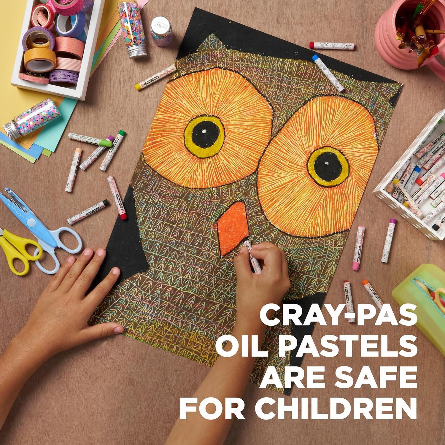 SAKURA Cray-Pas Junior Artist Assorted Color Oil Pastels, Set of 25 XEP25(25 Count (Pack of 1))