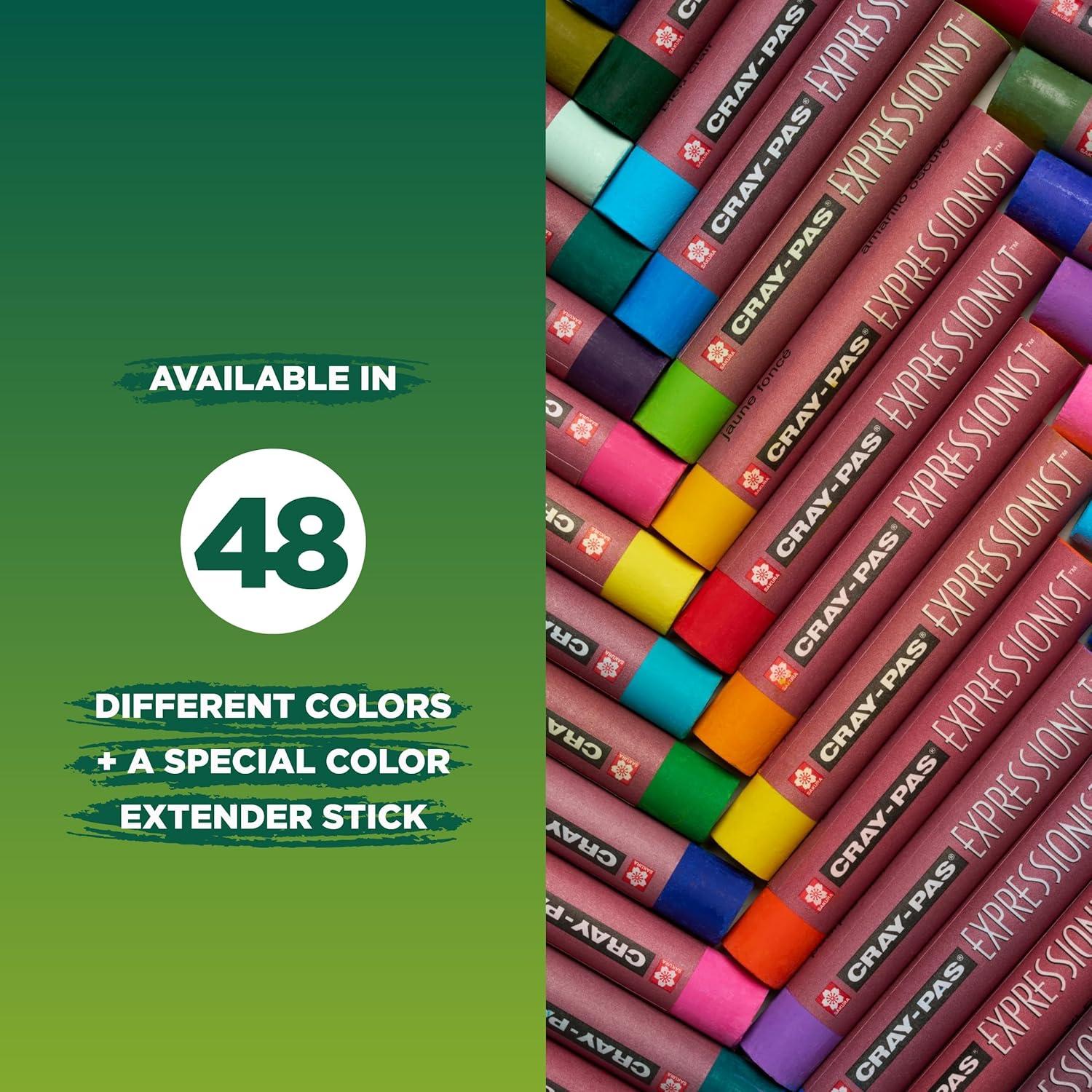 Sakura 36-Piece Cray-Pas Expressionist Assorted Color Oil Pastel Set XLP36