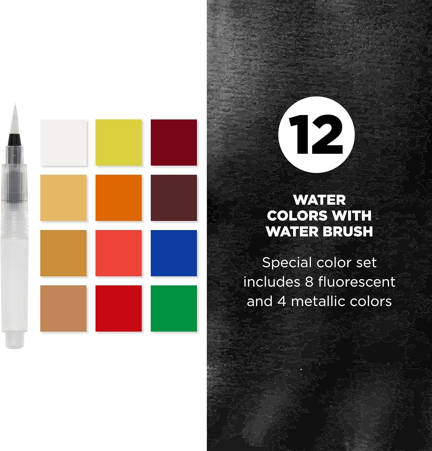 SAKURA Pocket Set Koi Watercolor Kit, 12 Colors Count(12 Colors)
