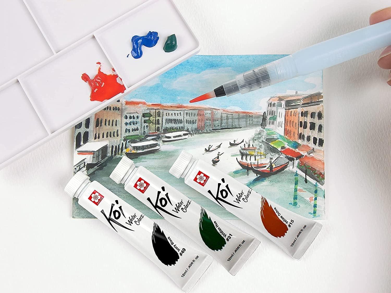 SAKURA Koi Water Color Paint, 12ml Tubes, 24 Colors XMW12L-24SET