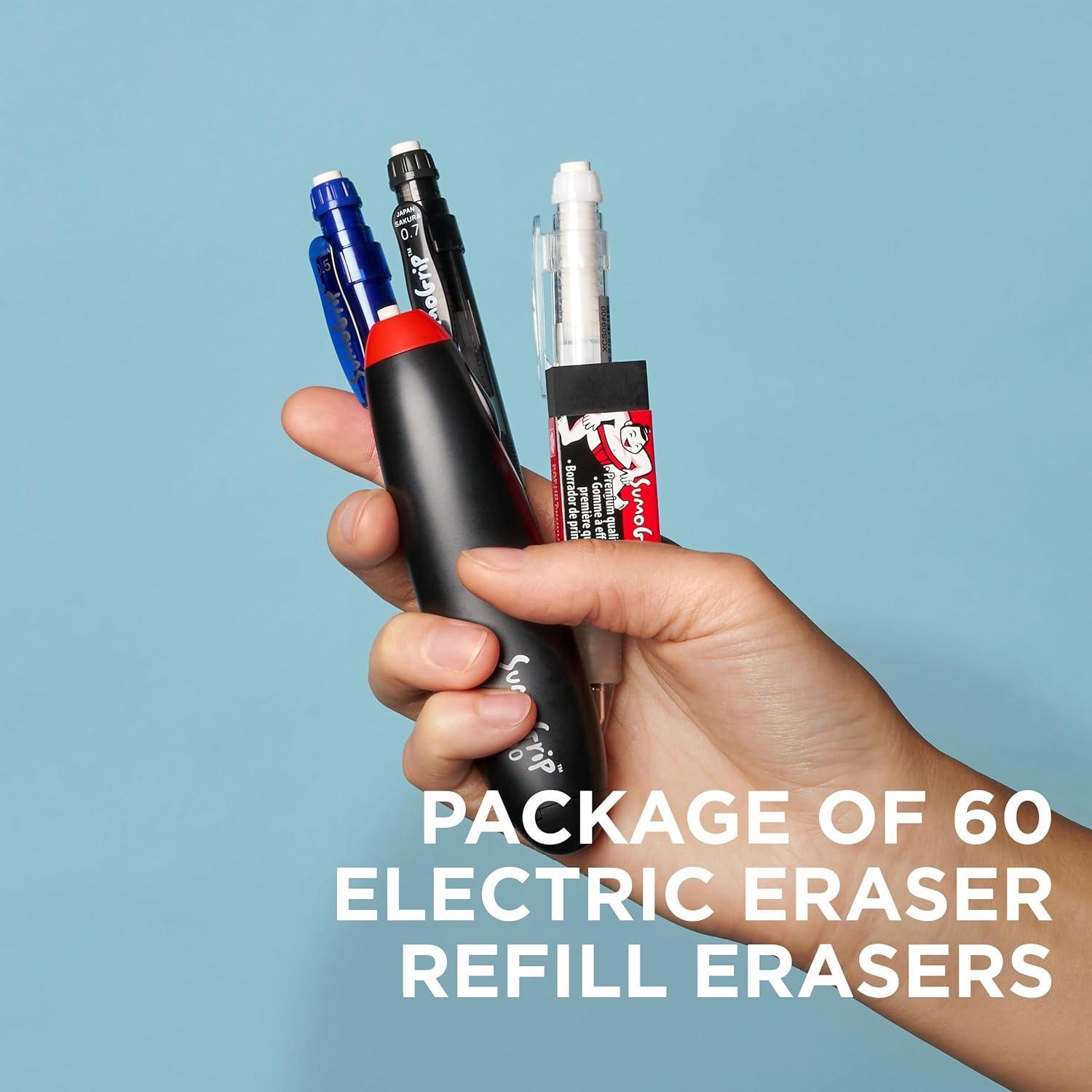 SAKURA SE500P Electric Eraser Refill White 60/Pk(Sakura Electric Eraser Refil Pack (Pack of 2))